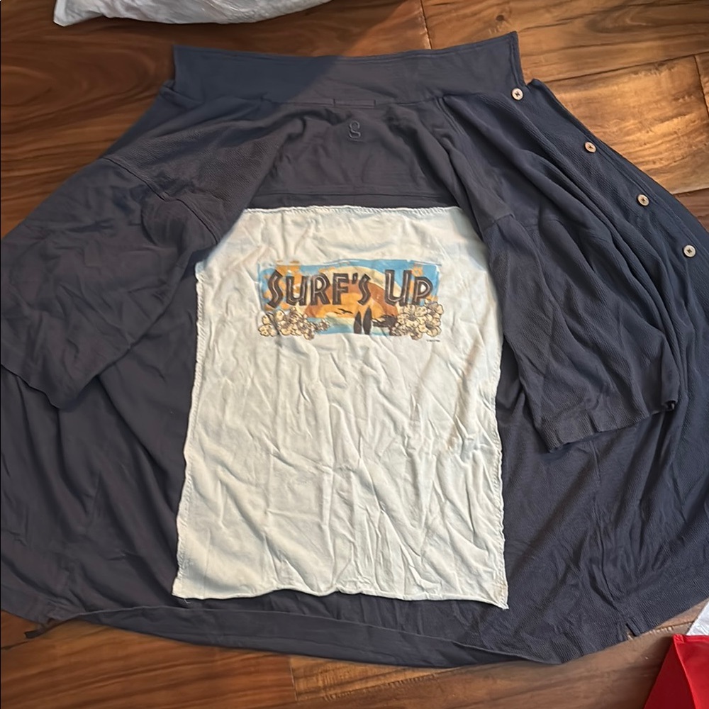 Oversized Button Down (Good Beach Coverup)